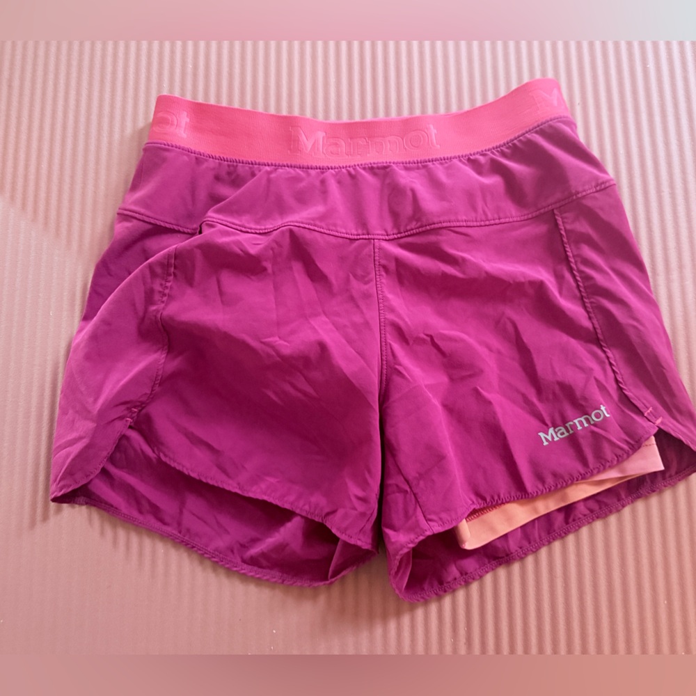 Marmot Women's pink and orange Athletic Shorts size XS